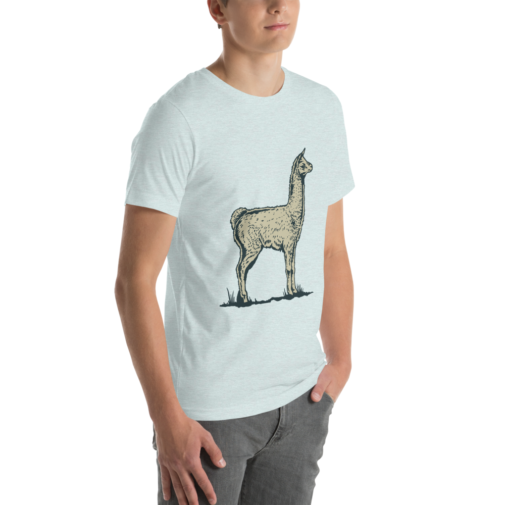 Llama Unisex T-Shirt mockup