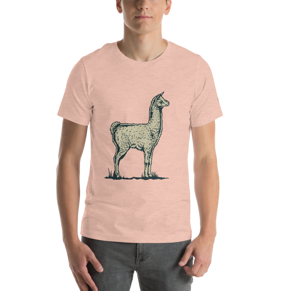 Llama Unisex T-Shirt mockup