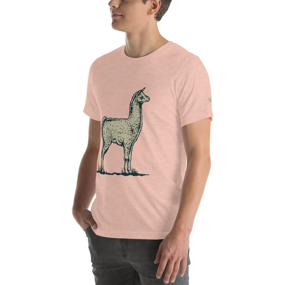 Llama Unisex T-Shirt mockup