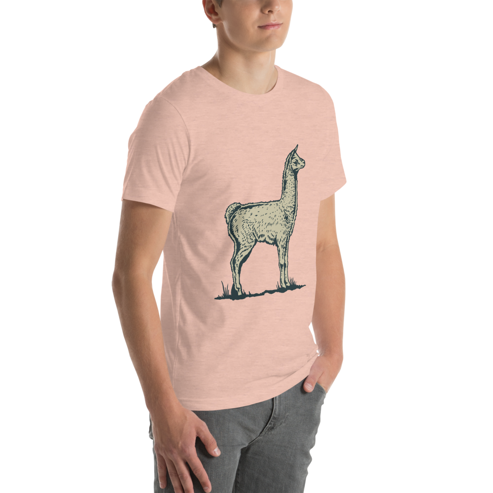 Llama Unisex T-Shirt mockup