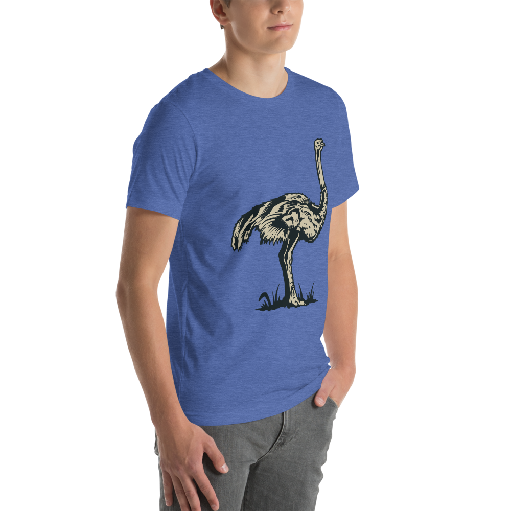 Ostrich Unisex T-Shirt mockup