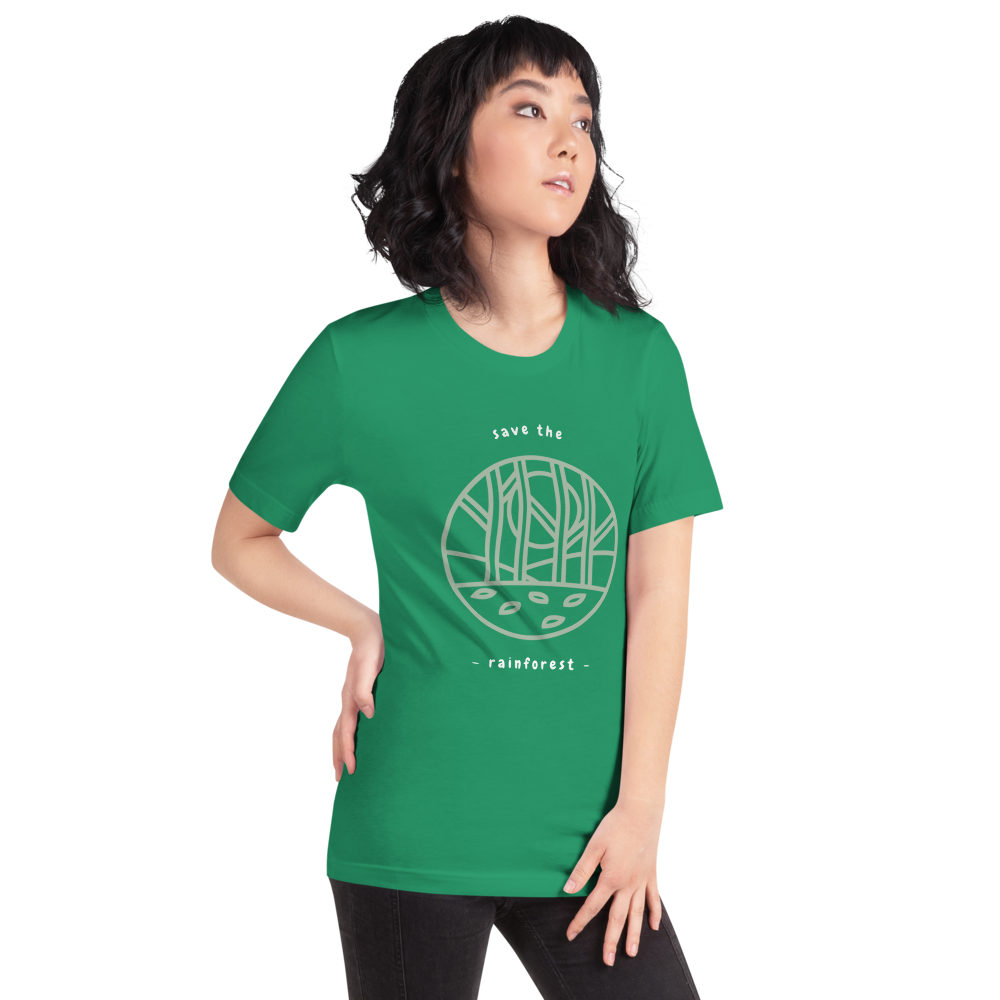 Save The Rainforest T-Shirt mockup