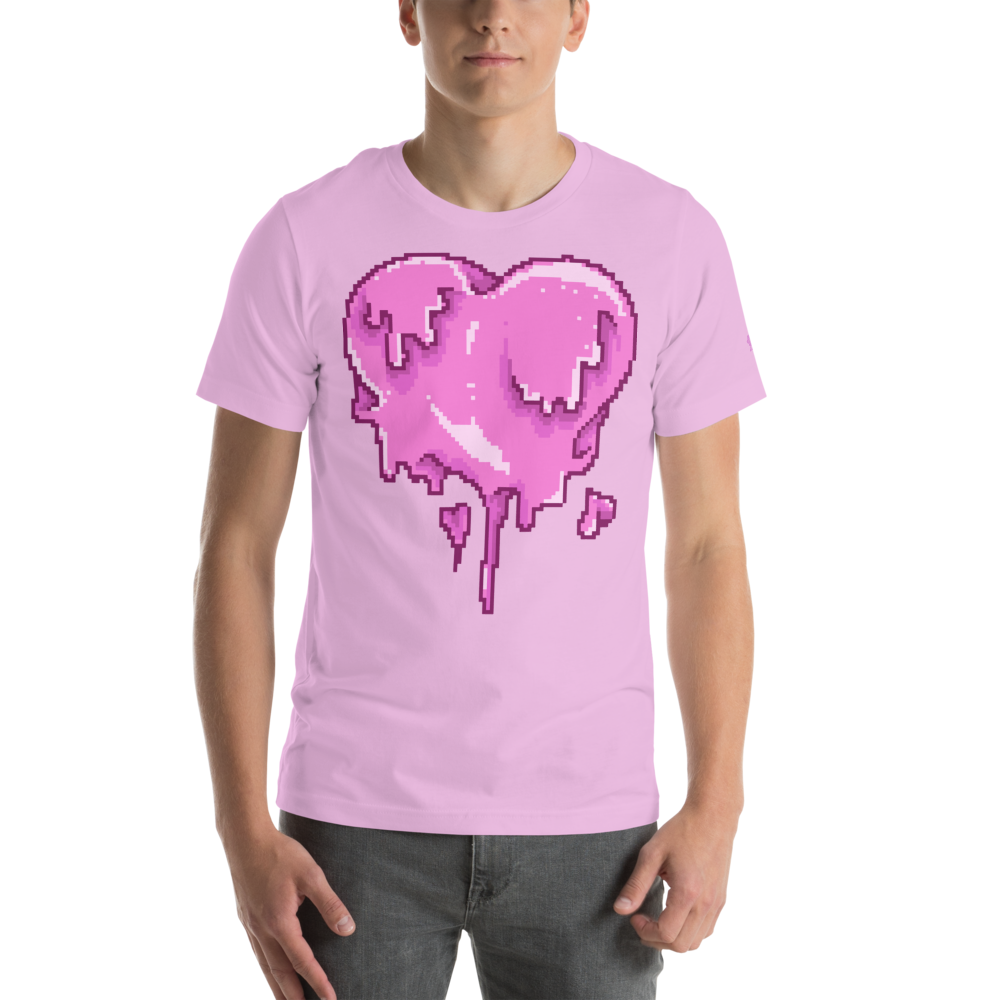 Melting Heart Unisex T-Shirt mockup