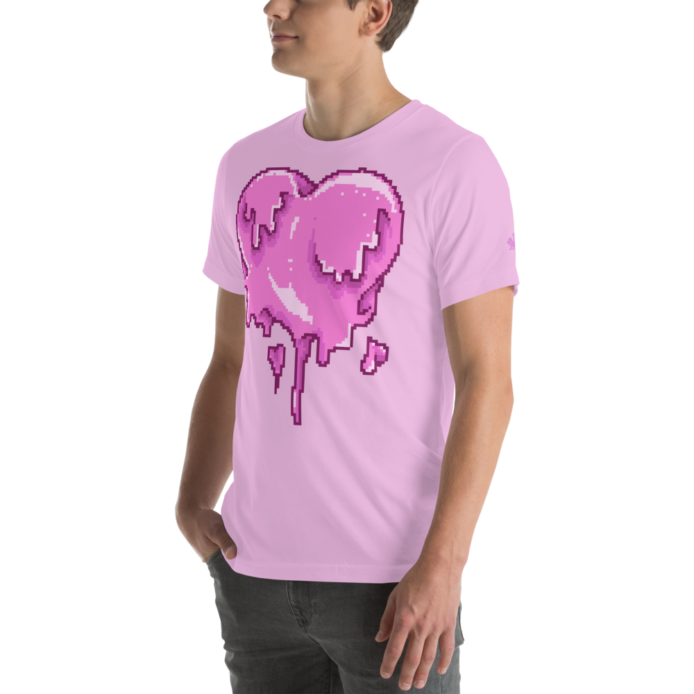 Melting Heart Unisex T-Shirt mockup