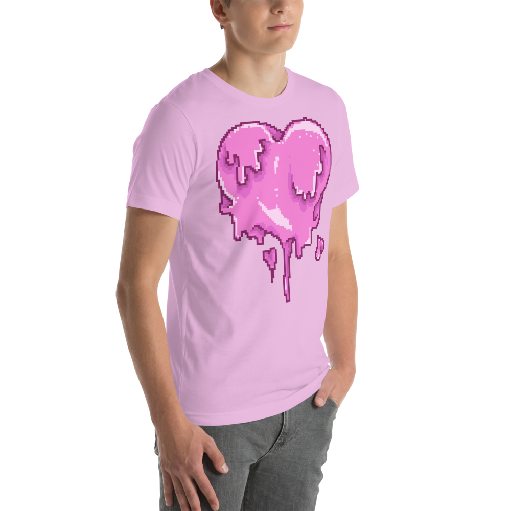 Melting Heart Unisex T-Shirt mockup