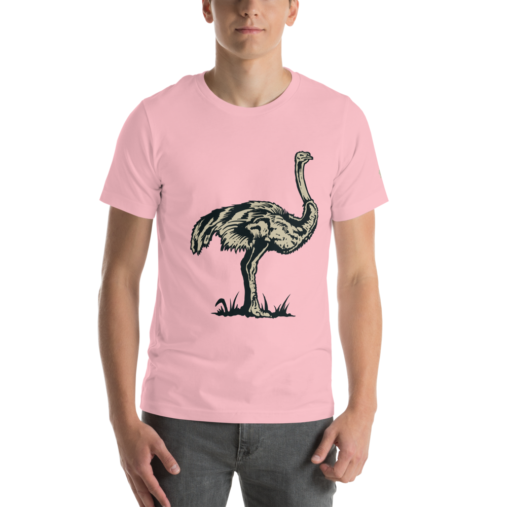 Ostrich Unisex T-Shirt mockup