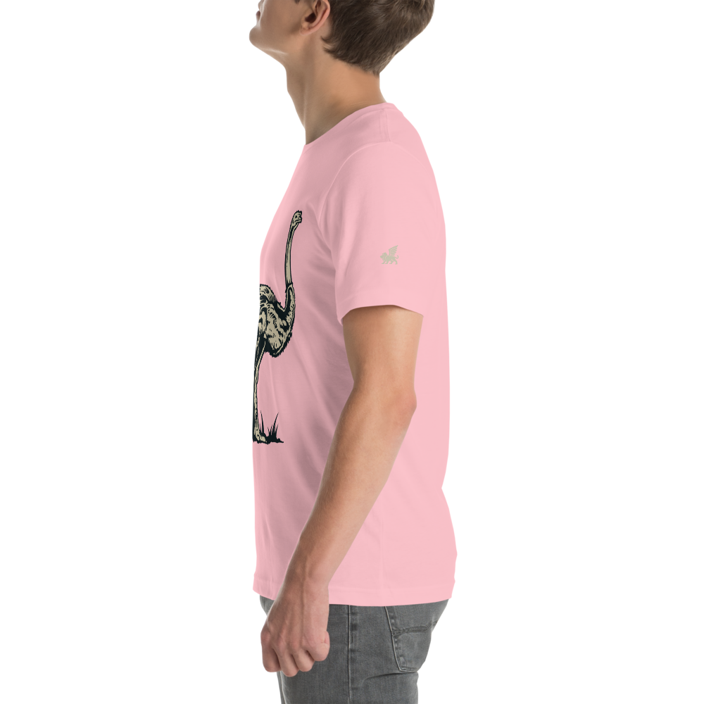 Ostrich Unisex T-Shirt mockup