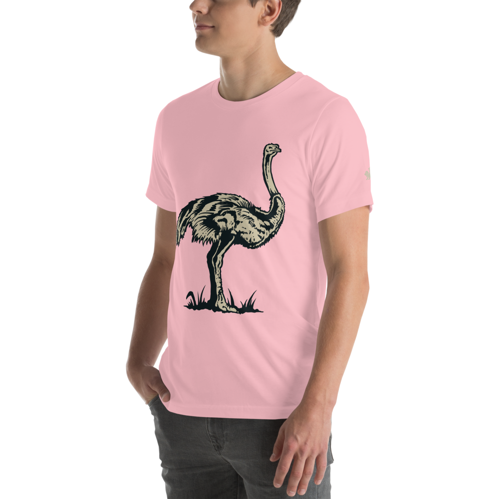 Ostrich Unisex T-Shirt mockup