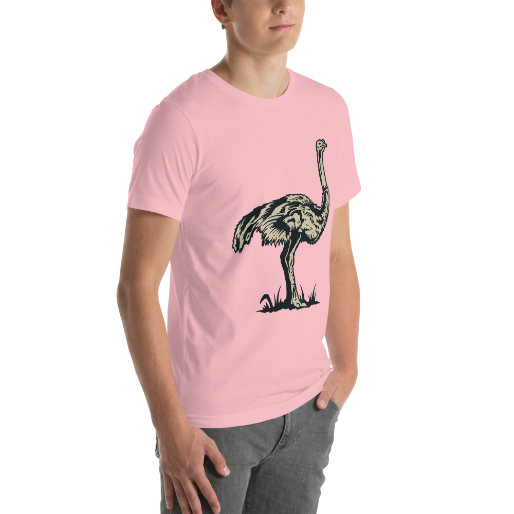 Ostrich Unisex T-Shirt mockup