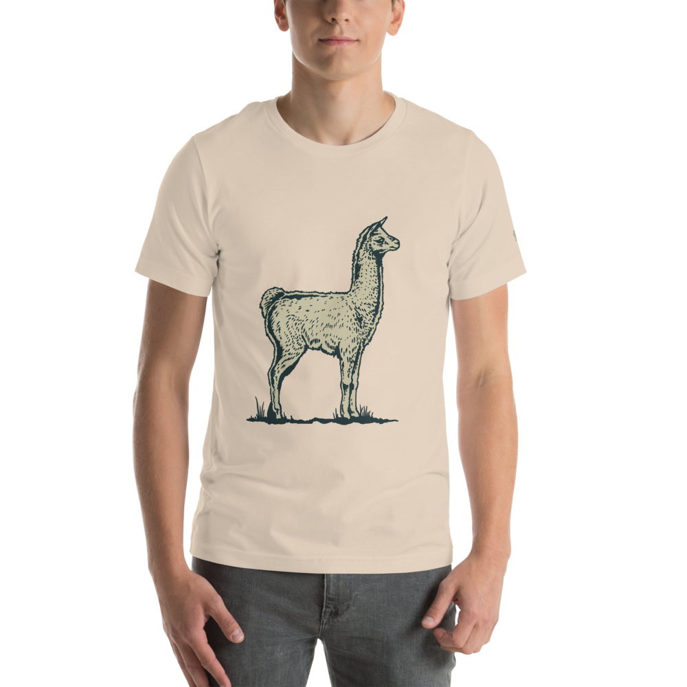 Llama Unisex T-Shirt mockup