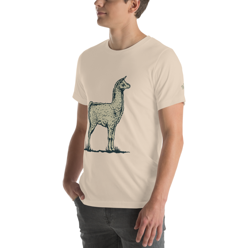Llama Unisex T-Shirt mockup