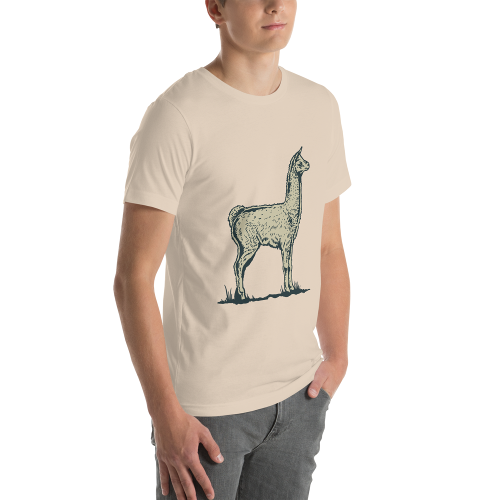 Llama Unisex T-Shirt mockup