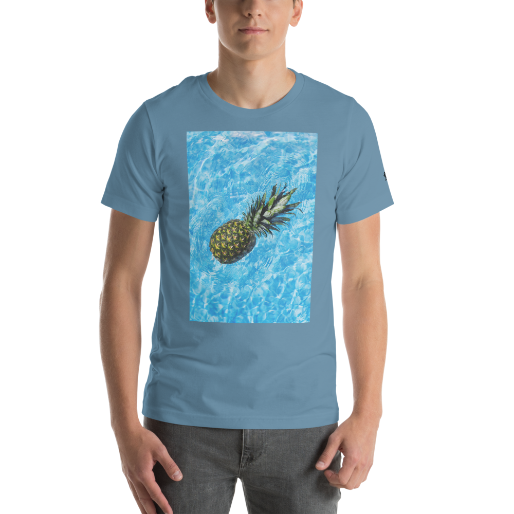 Swimming Pineapple Unisex T-Shirt mockup
