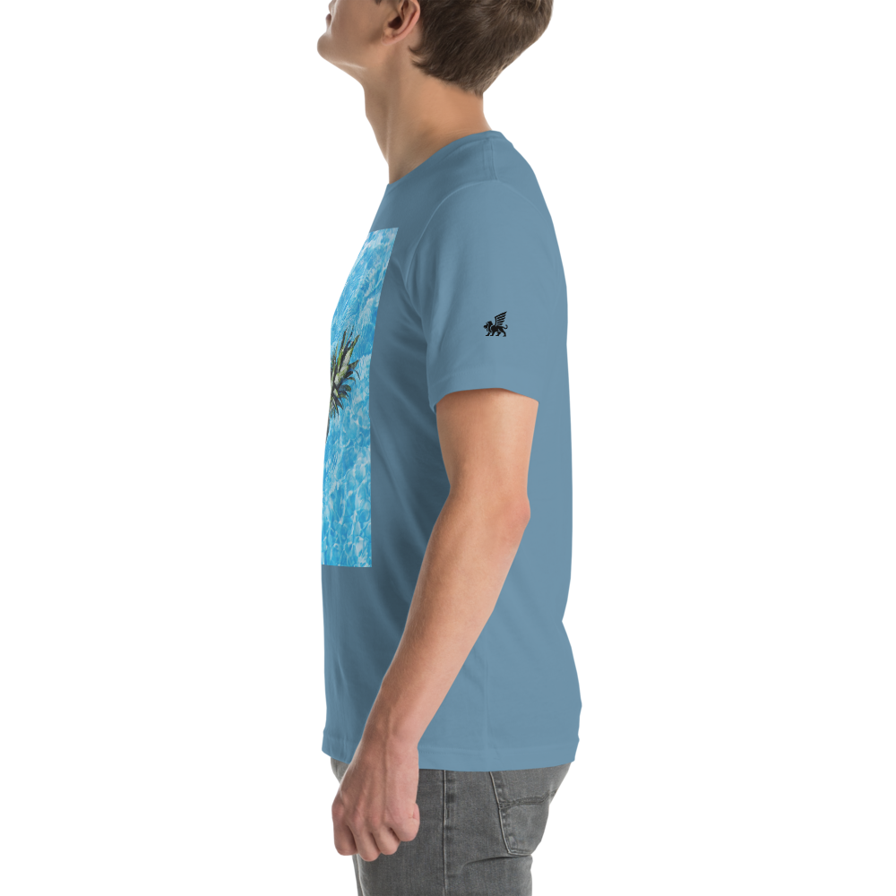 Swimming Pineapple Unisex T-Shirt mockup