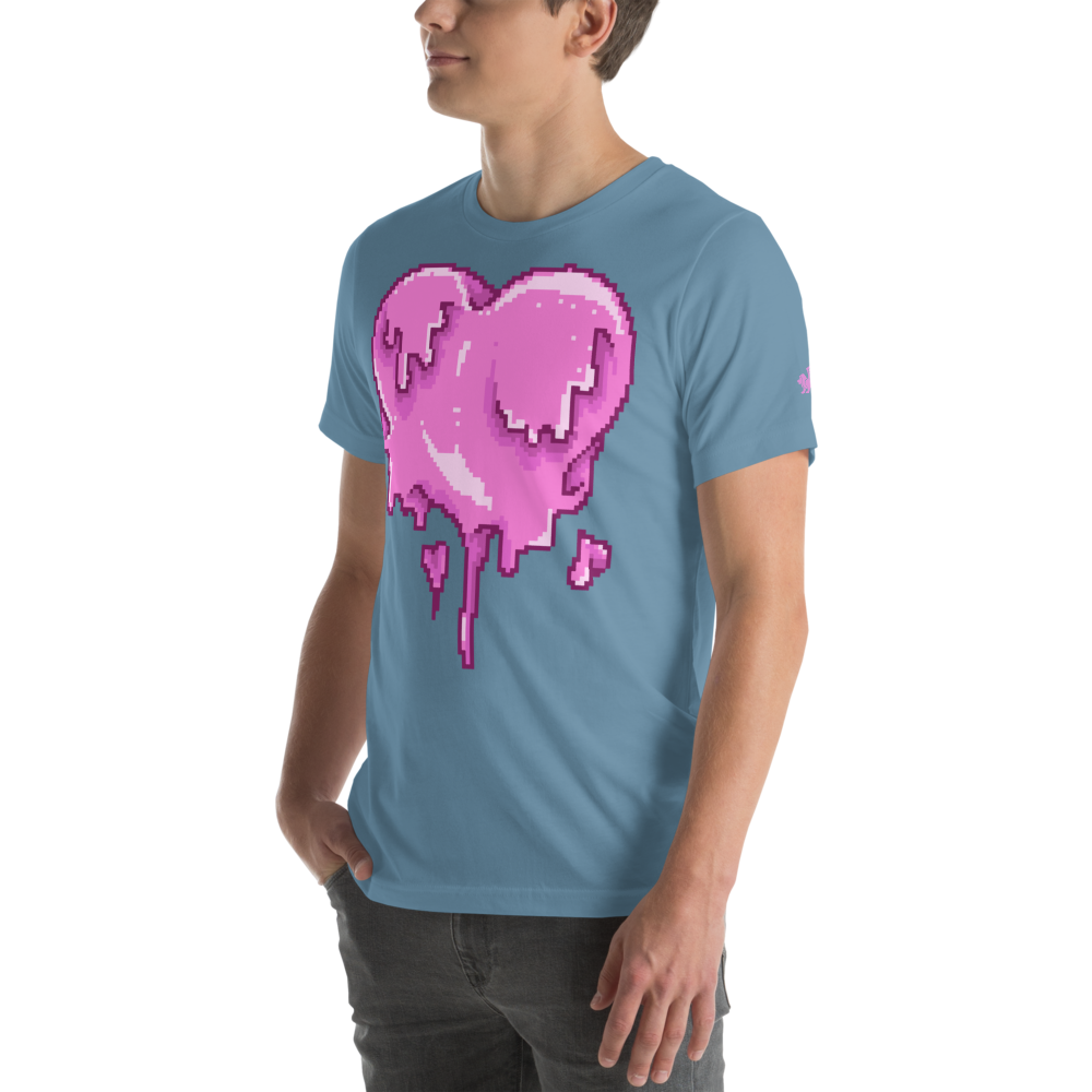 Melting Heart Unisex T-Shirt mockup