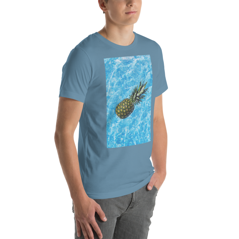 Swimming Pineapple Unisex T-Shirt mockup