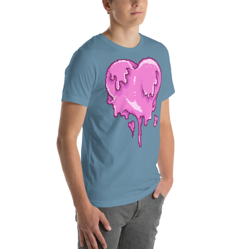 Melting Heart Unisex T-Shirt mockup