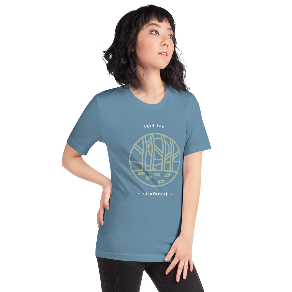 Save The Rainforest T-Shirt mockup