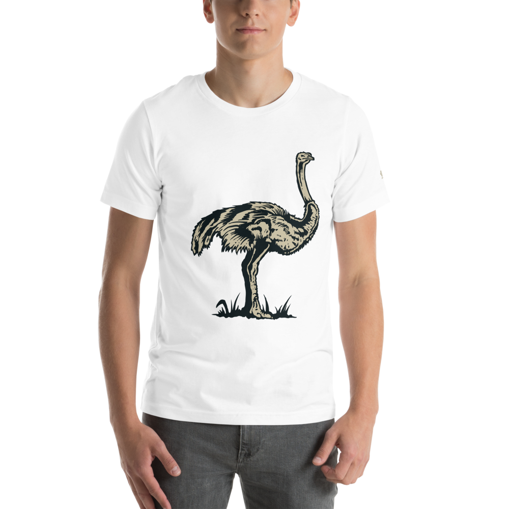Ostrich Unisex T-Shirt mockup