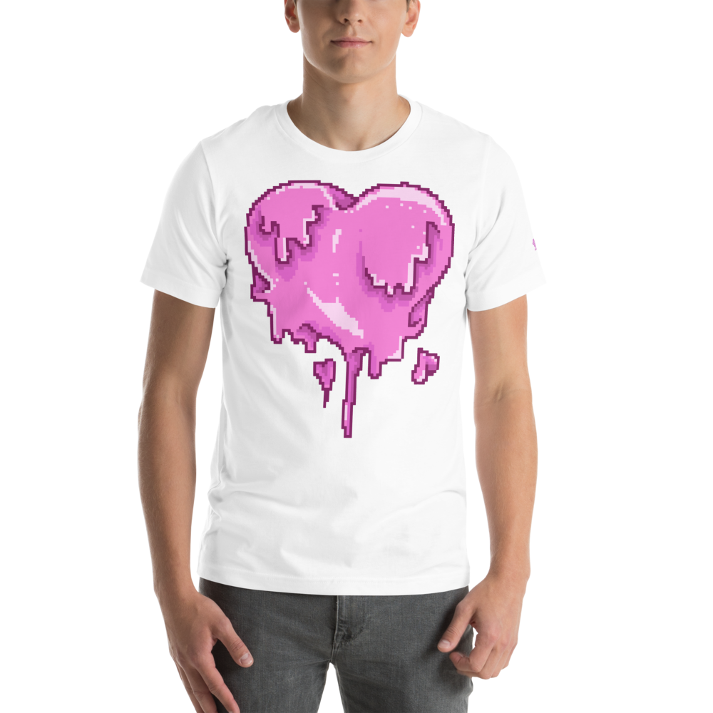 Melting Heart Unisex T-Shirt mockup