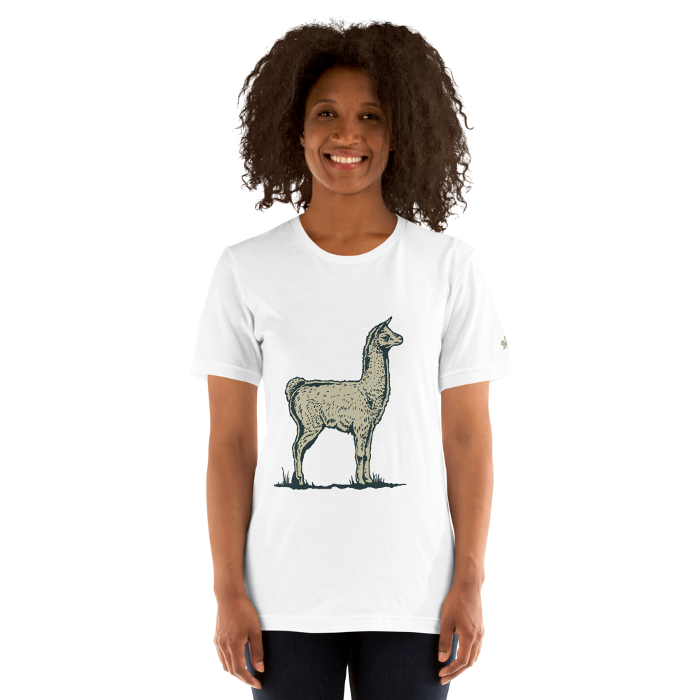 Llama Unisex T-Shirt mockup