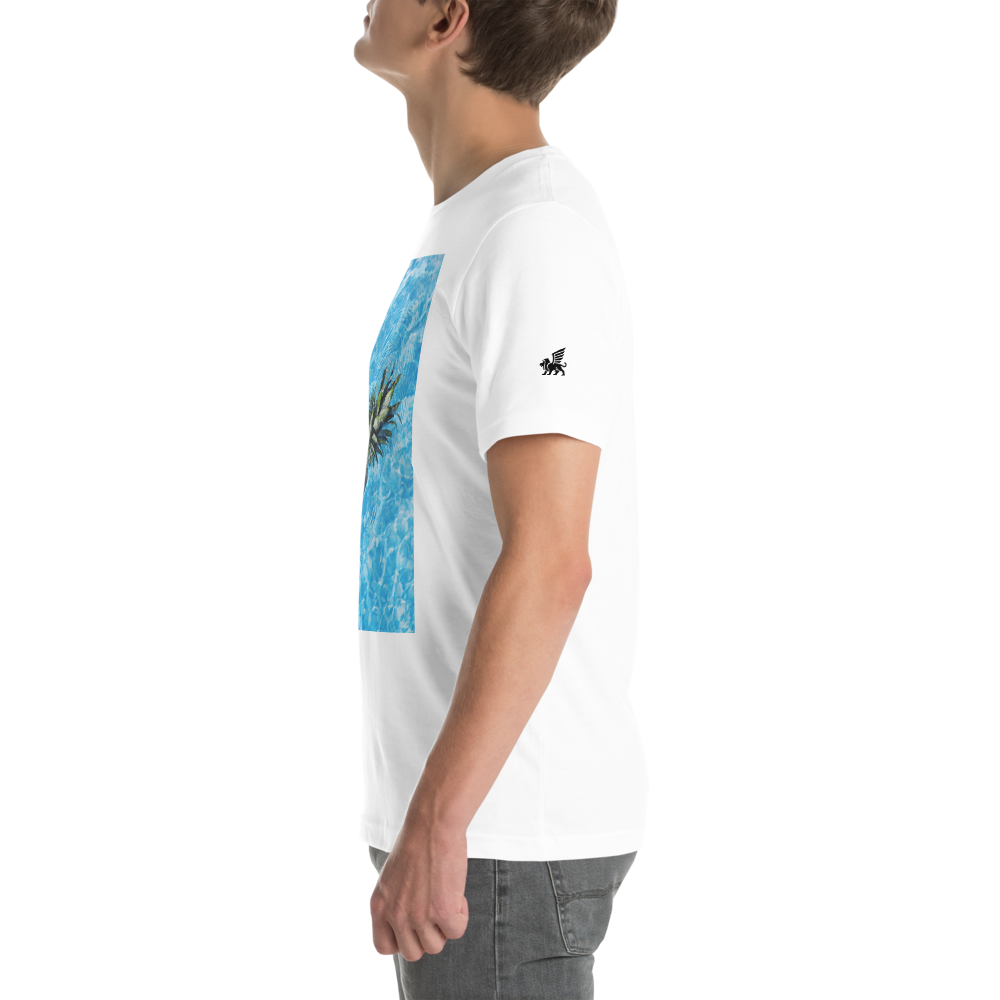 Swimming Pineapple Unisex T-Shirt mockup