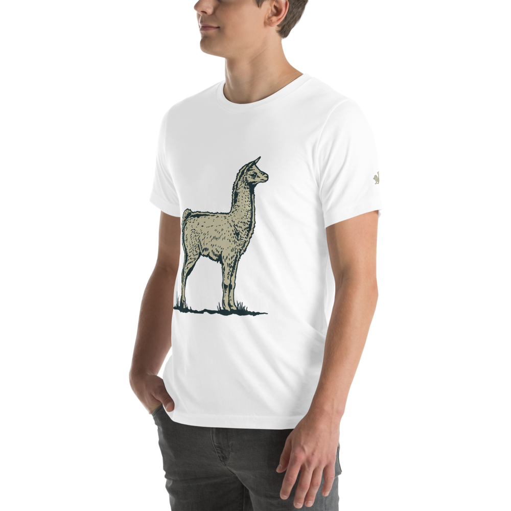 Llama Unisex T-Shirt mockup