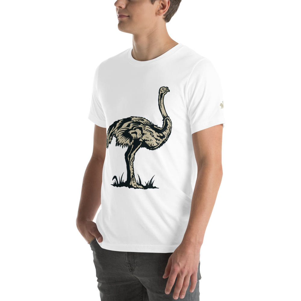 Ostrich Unisex T-Shirt mockup