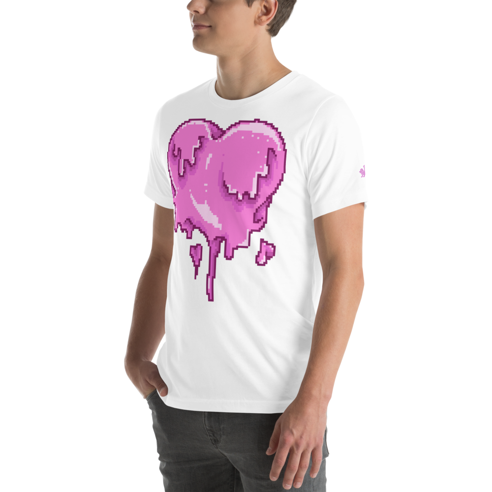 Melting Heart Unisex T-Shirt mockup