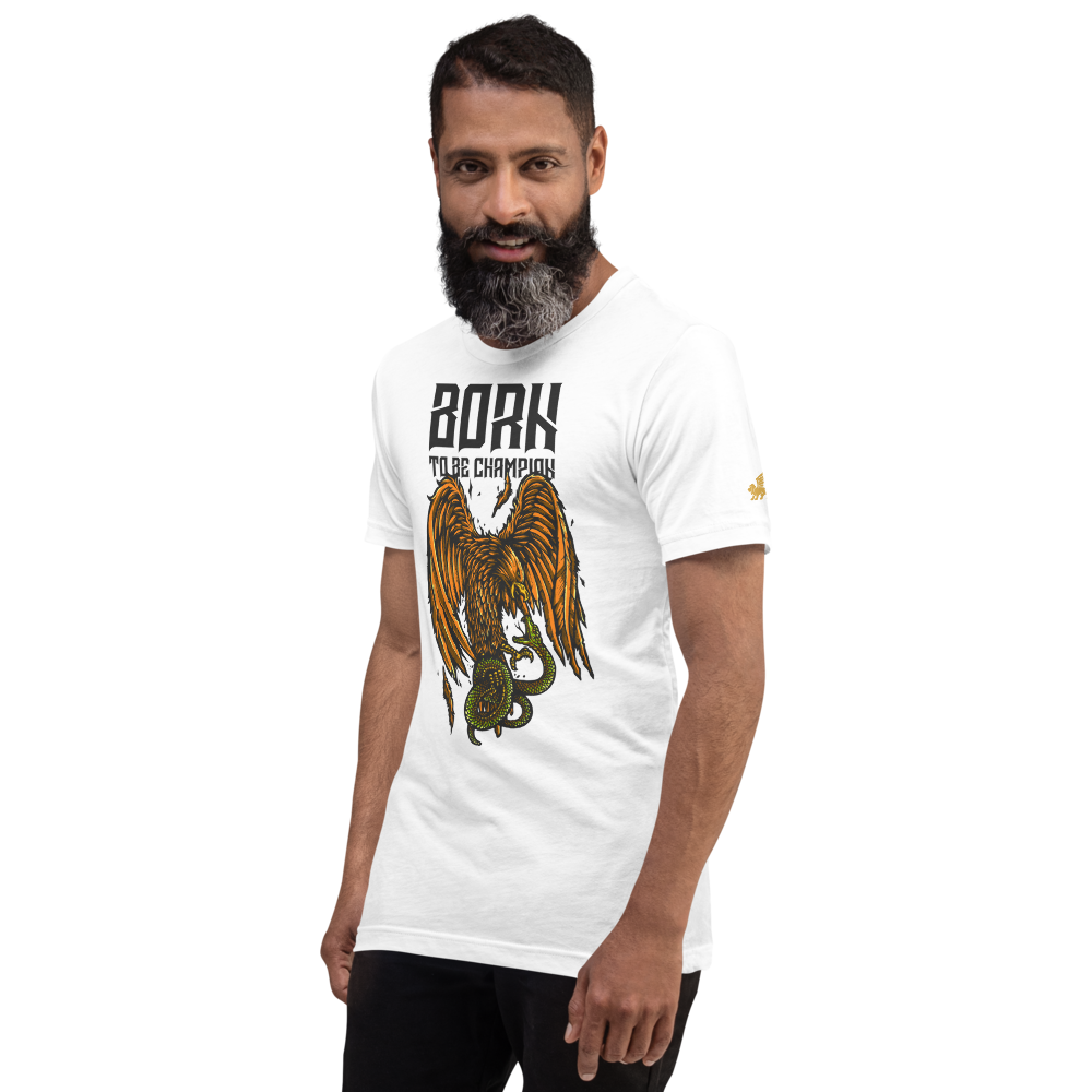 Born a Champion Unisex T-Shirt mockup