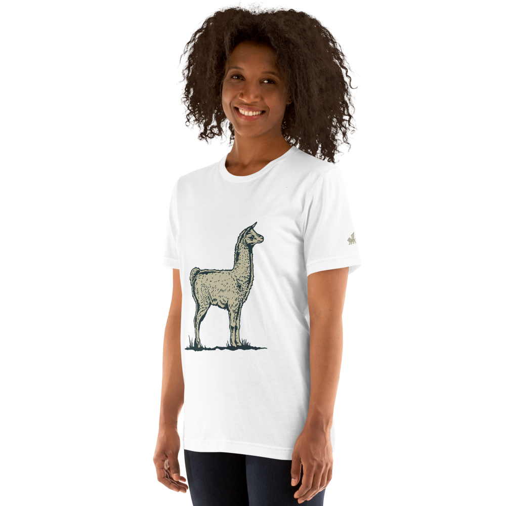 Llama Unisex T-Shirt mockup