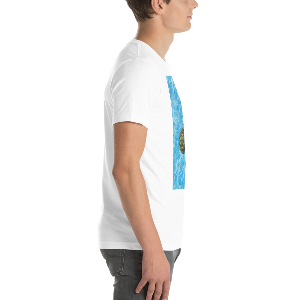 Swimming Pineapple Unisex T-Shirt mockup