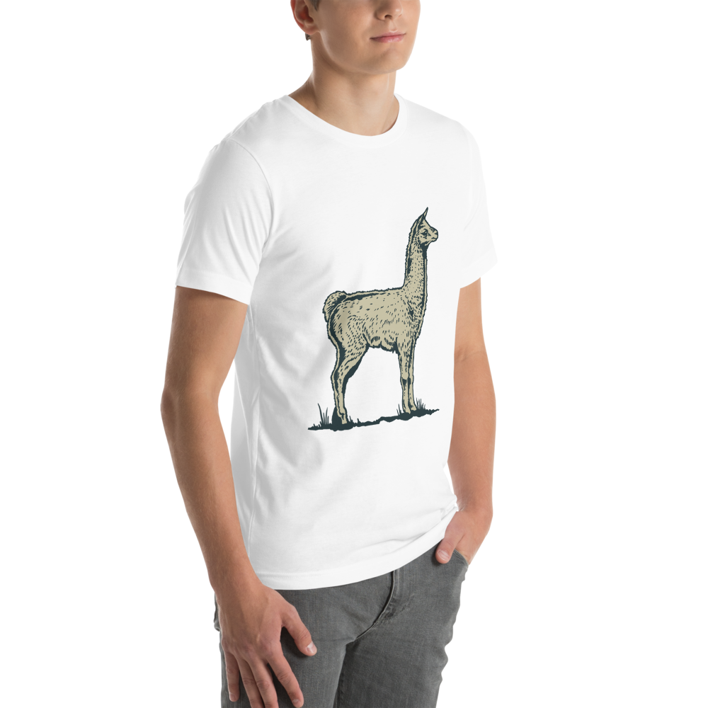 Llama Unisex T-Shirt mockup