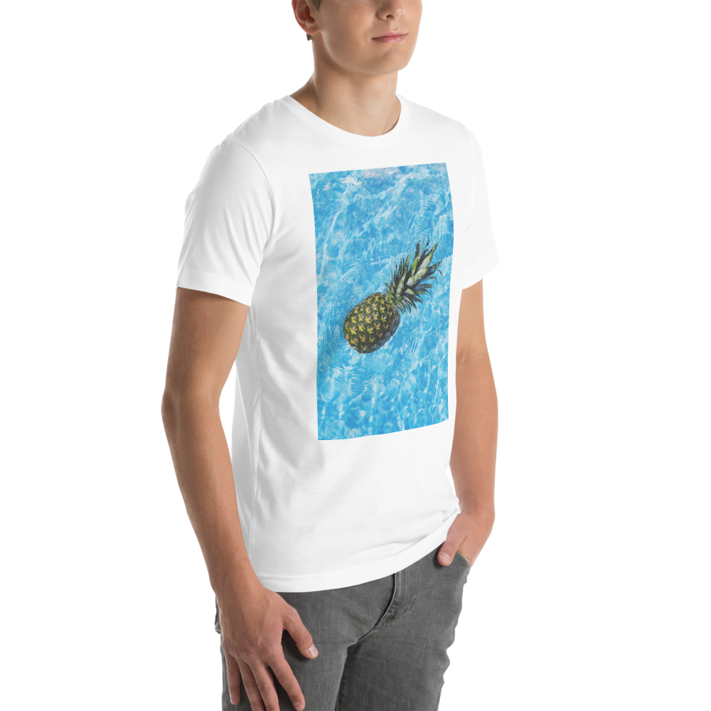 Swimming Pineapple Unisex T-Shirt mockup