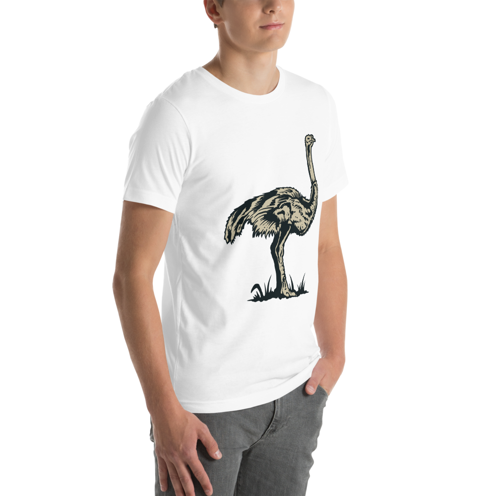 Ostrich Unisex T-Shirt mockup