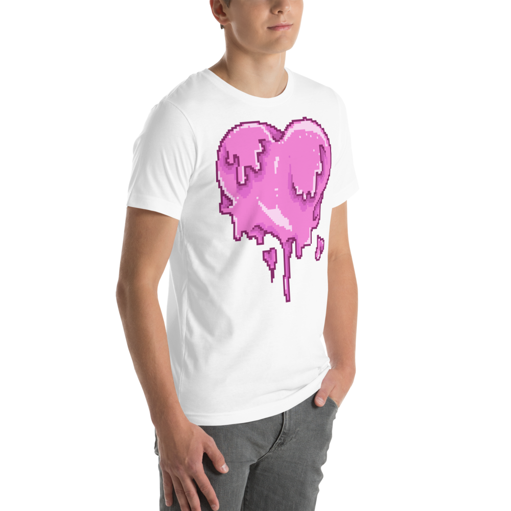 Melting Heart Unisex T-Shirt mockup