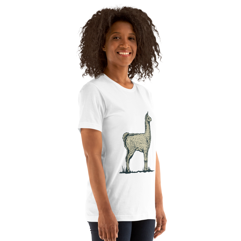 Llama Unisex T-Shirt mockup
